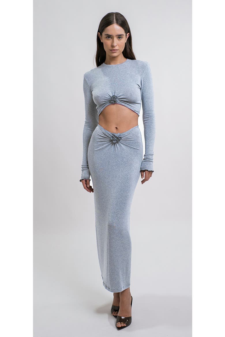 Papper Ripple Skirt, Main, color, Light-Blue