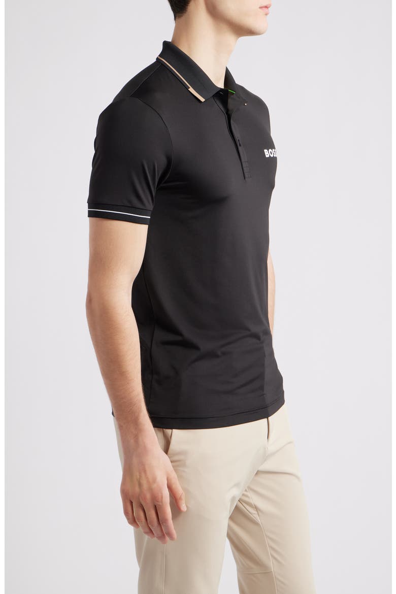 Paul Pro Active Performance Polo, Alternate, color, BLACK