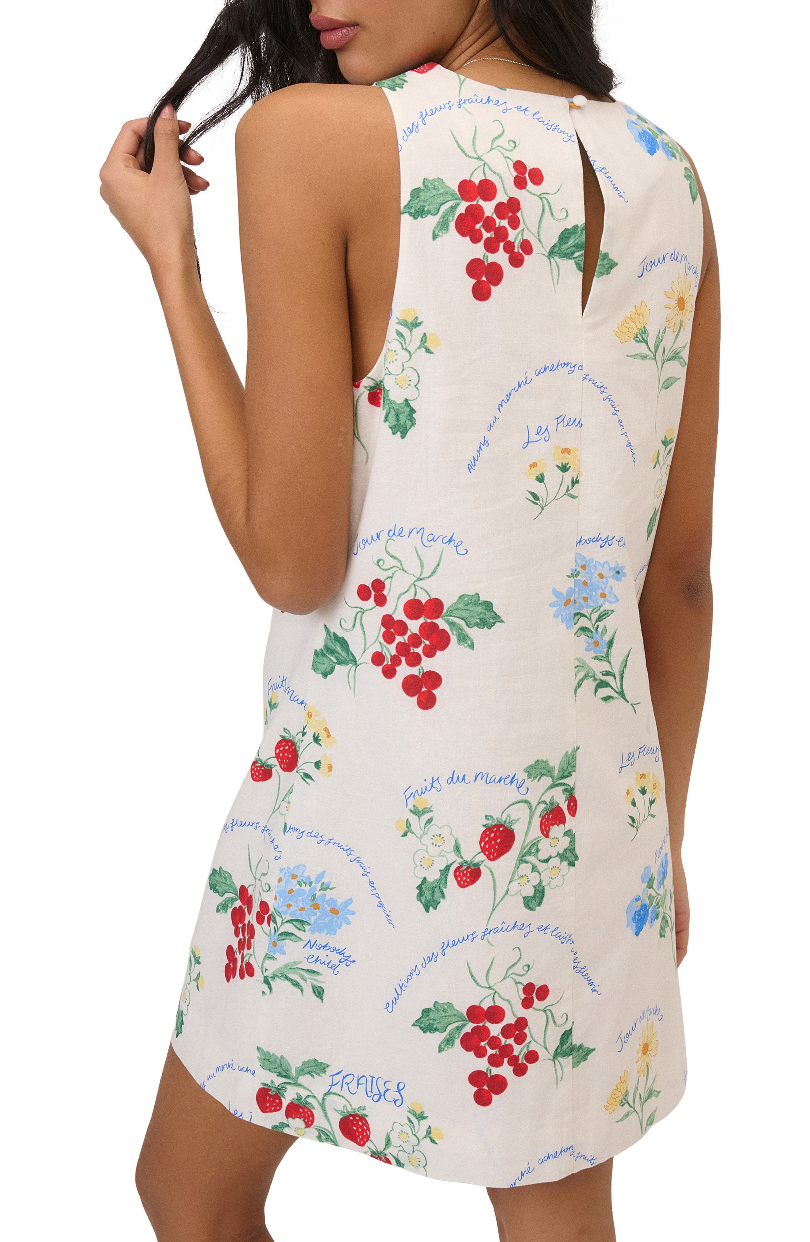 Palermo Floral Shift Minidress - image 2