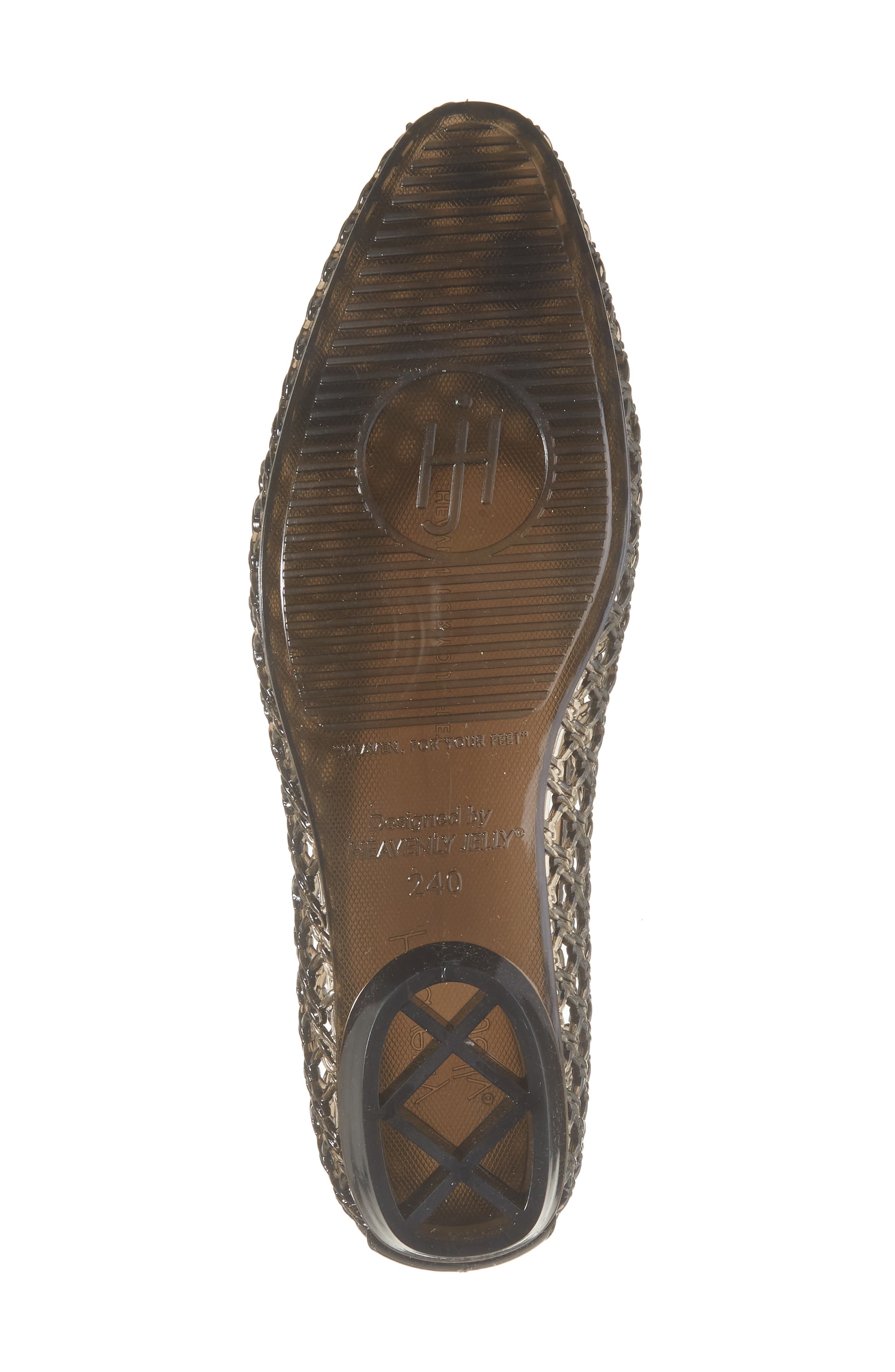 HEAVENLY JELLY Vice Jelly Ballet Flat, Alternate, color, Black