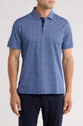 Bugatchi Dot Stretch Cotton Polo