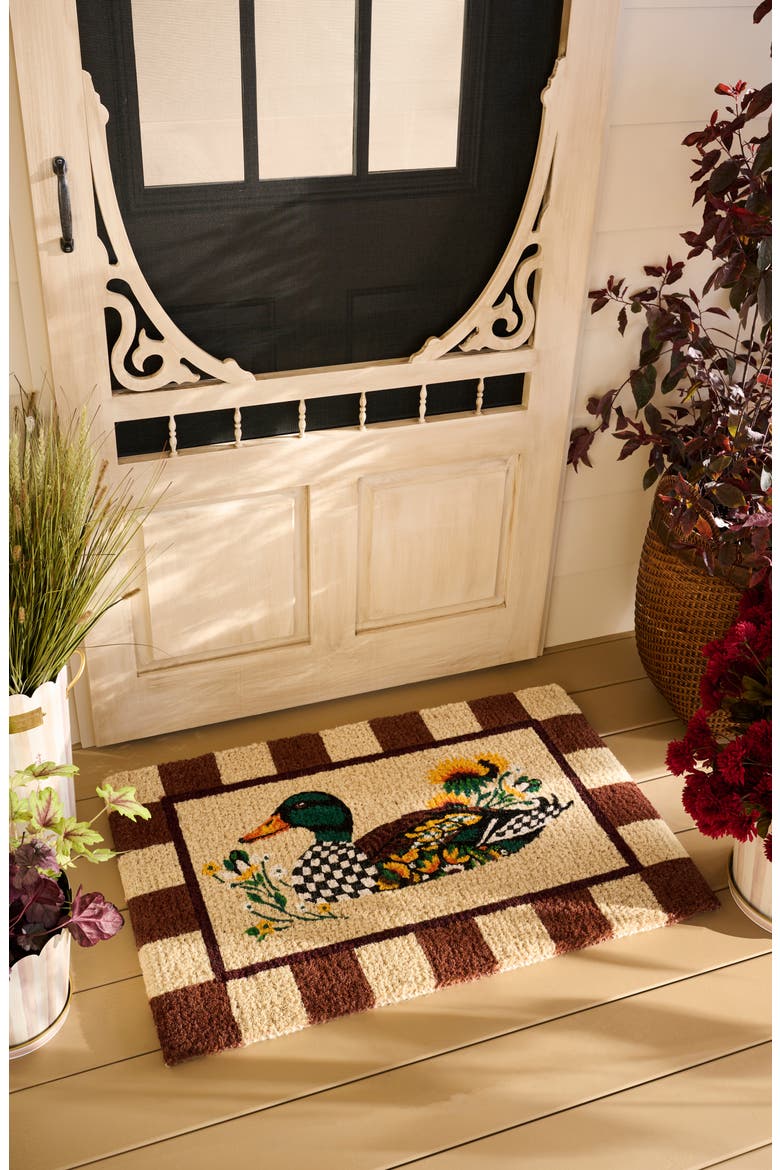 Mallard Entrance Mat, Alternate, color, MULTI