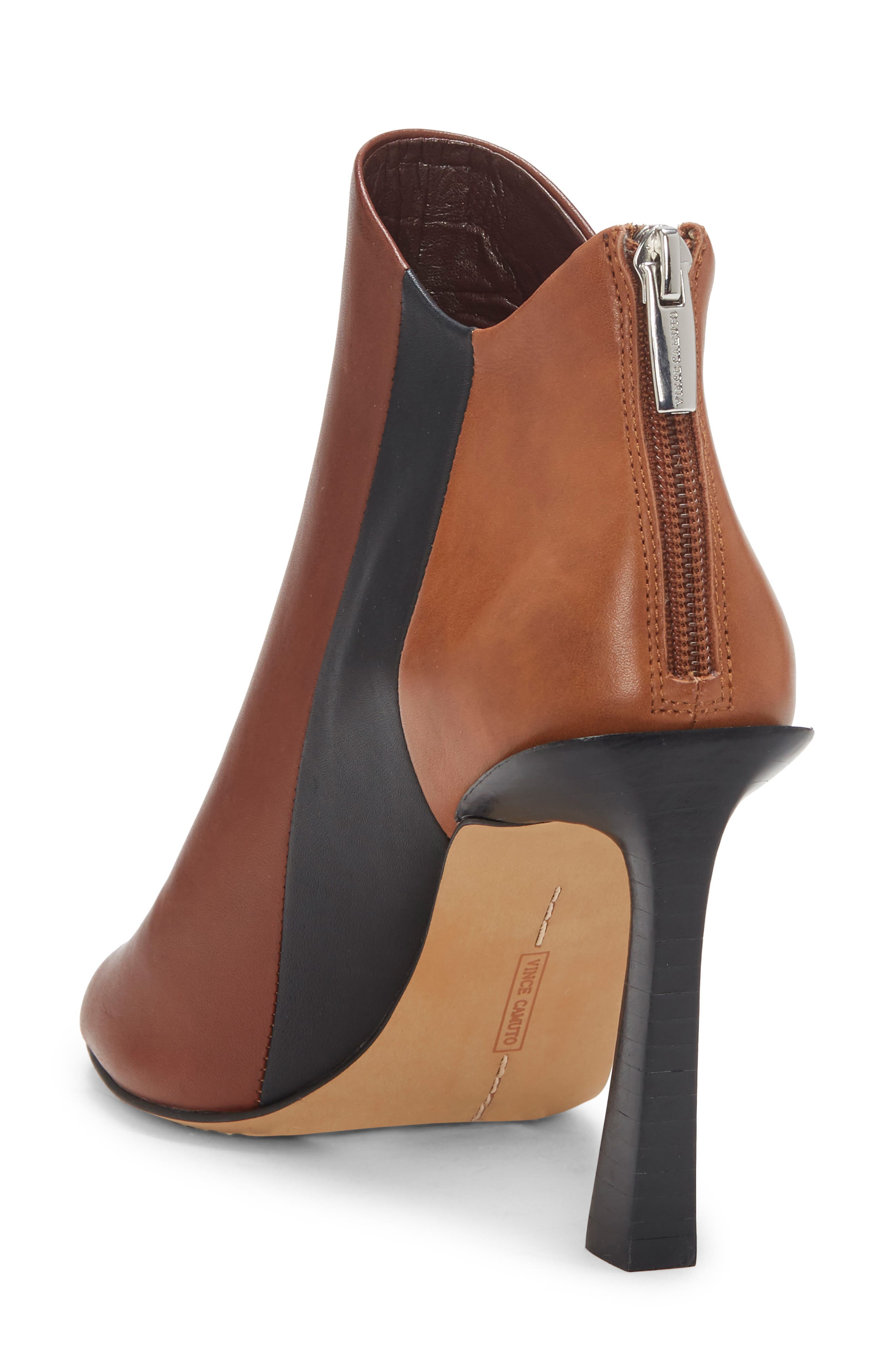 Artiziana Open Toe Bootie, Alternate, color, BROWN 01