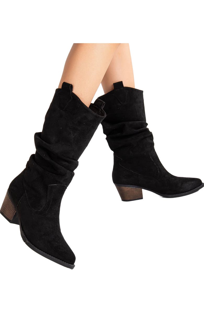 Forever & Always Shoes Bonnie Slouch Western Boots, Alternate, color,