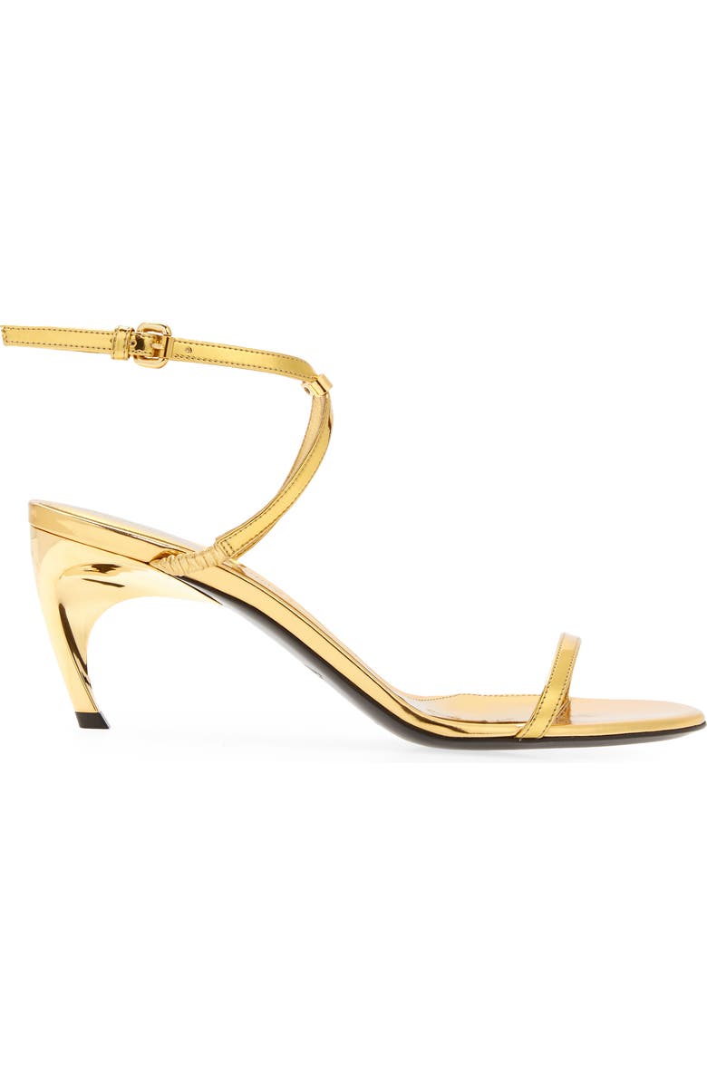 McQueen Naked Armadillo Sandal, Alternate, color,
