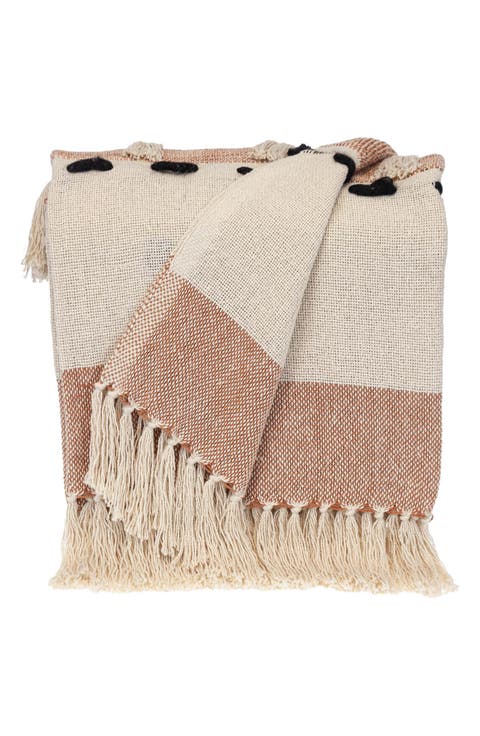 Inca Fringe Throw Blanket
