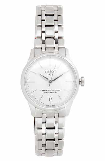 Tissot Chemin des Tourelles Powermatic 80 Bracelet Watch, 34mm