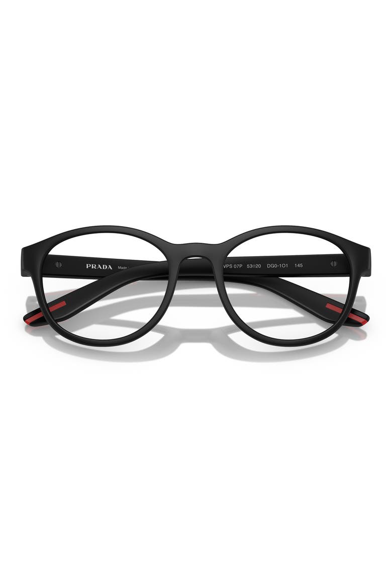 53mm Phantos Optical Glasses, Alternate, color, RUBBER BLACK