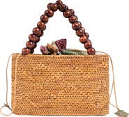 Jelavu Tatiana Handwoven Rattan Top Handle Bag