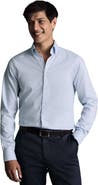 Charles Tyrwhitt Button-Down Non-Iron Oxford Prince of Wales Check Shirt