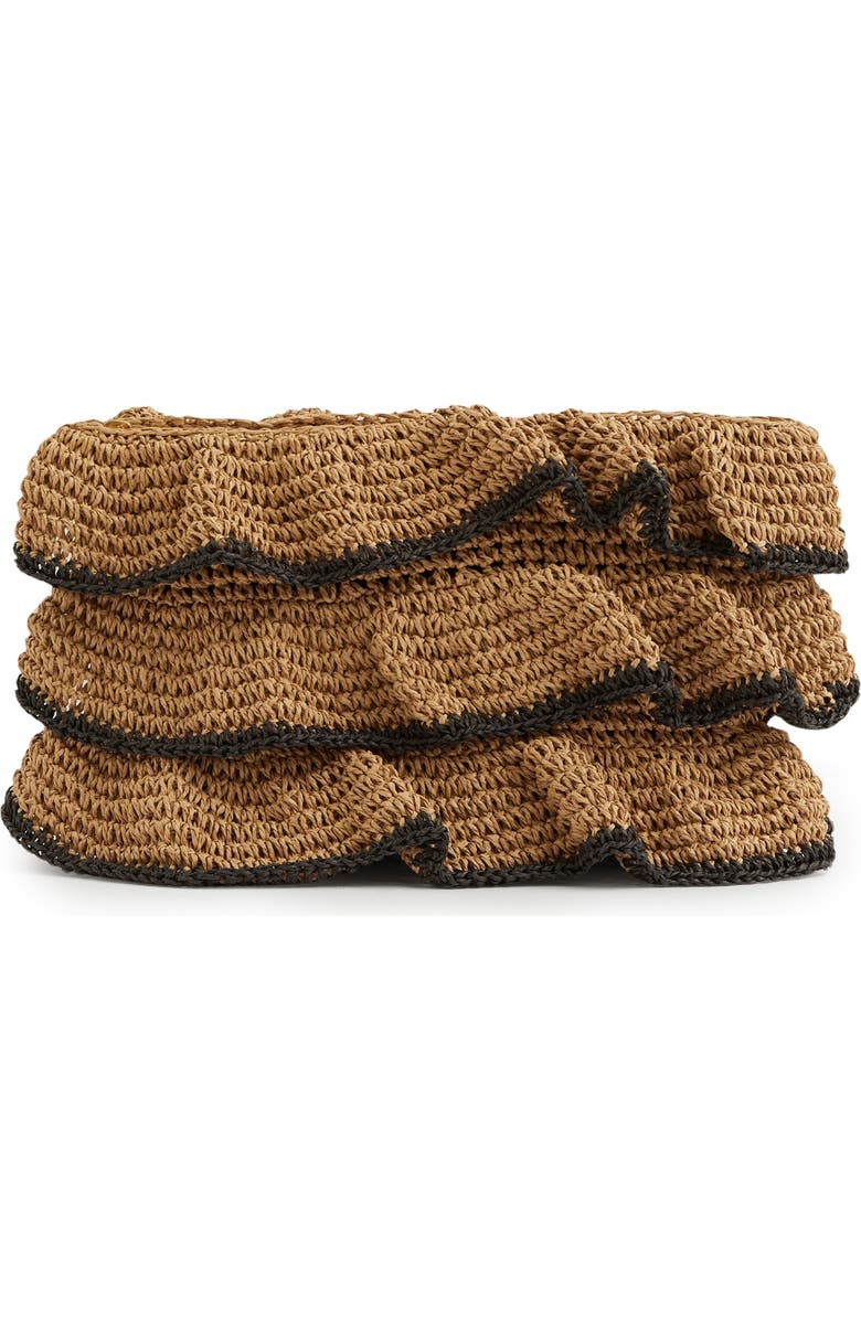 Reiss Raya Woven Clutch, Main, color,