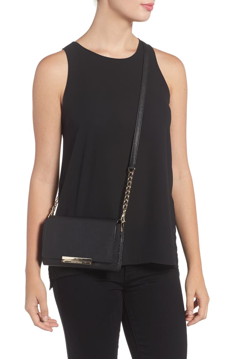 Kate Spade New York make it mine - camila leather clutch, Alternate, color,