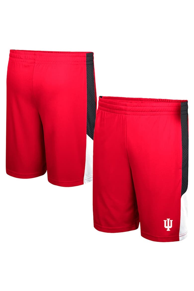 Men's Colosseum Crimson Indiana Hoosiers Very Thorough Shorts, Main, color, Crimson