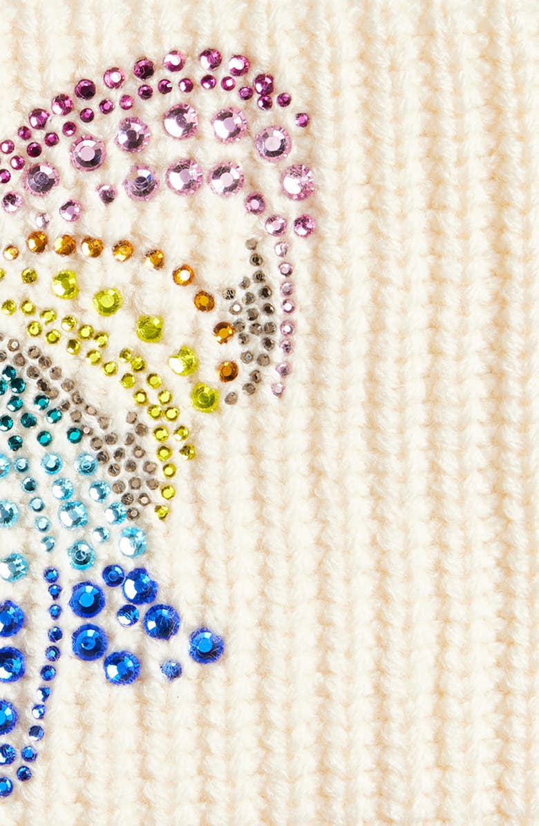 Kurt Geiger London Crystal Bow Knit Headband, Alternate, color,