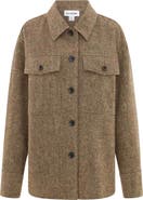 ALIGNE Charlie Recycled Wool Blend Shirt Jacket