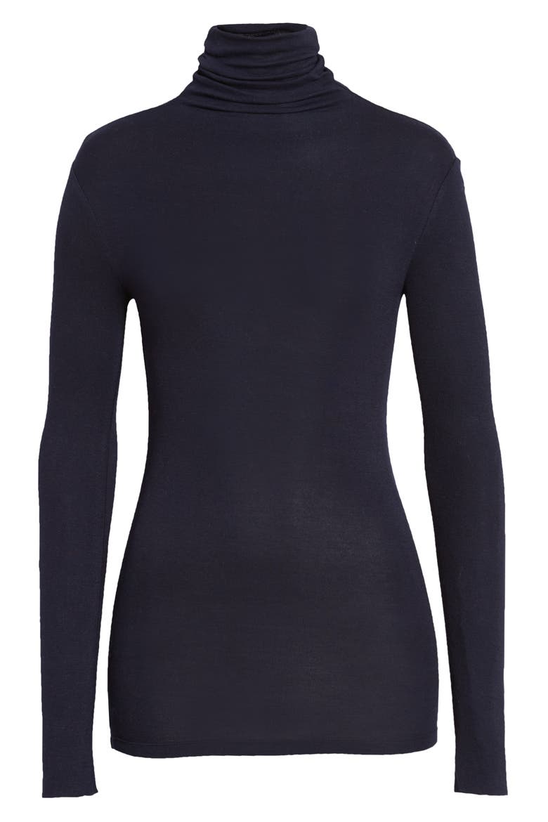 Turtleneck Pullover, Alternate, color, NAVY NIGHT