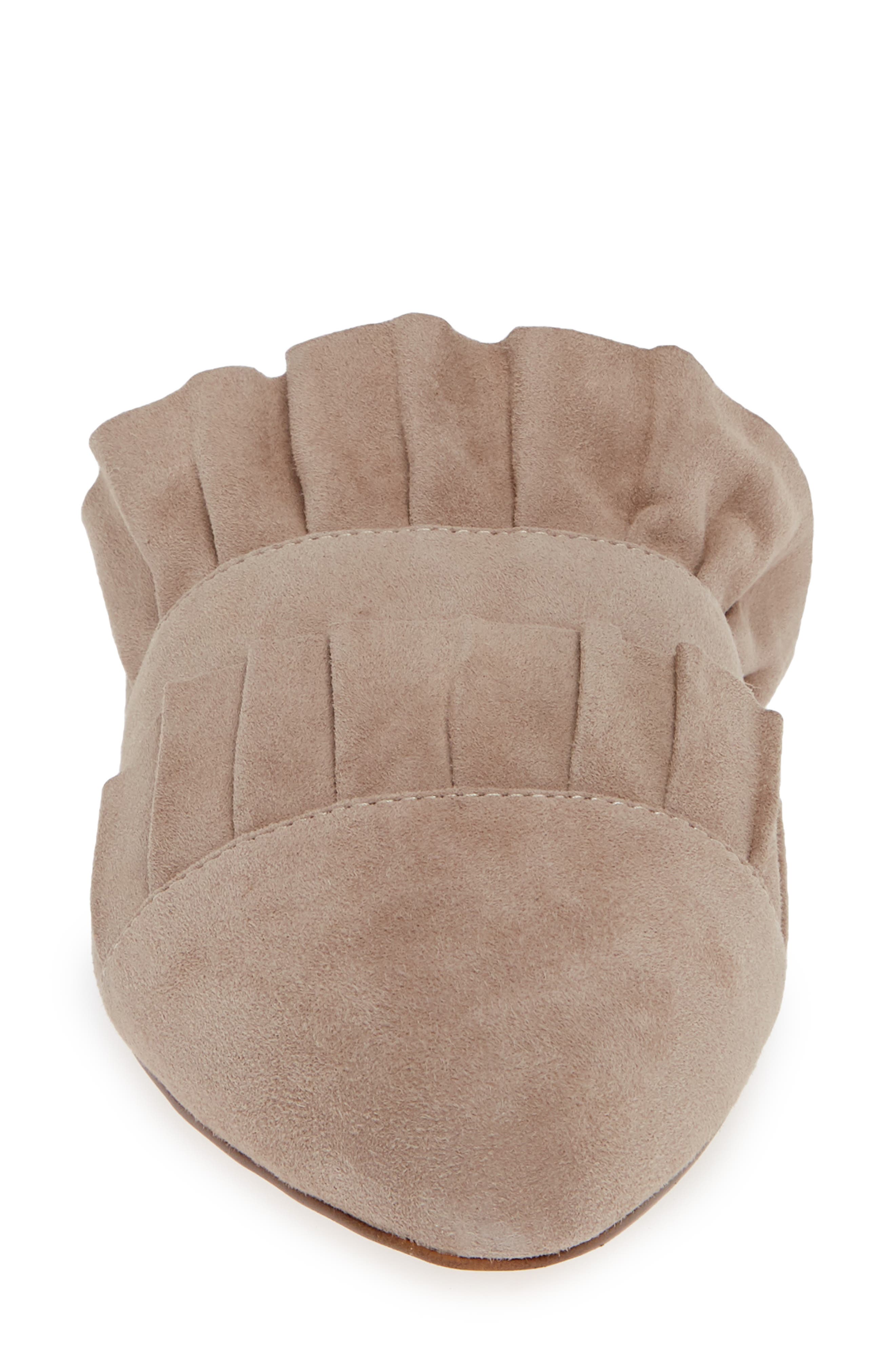Pollina Mule, Alternate, color, EARL GREY SUEDE