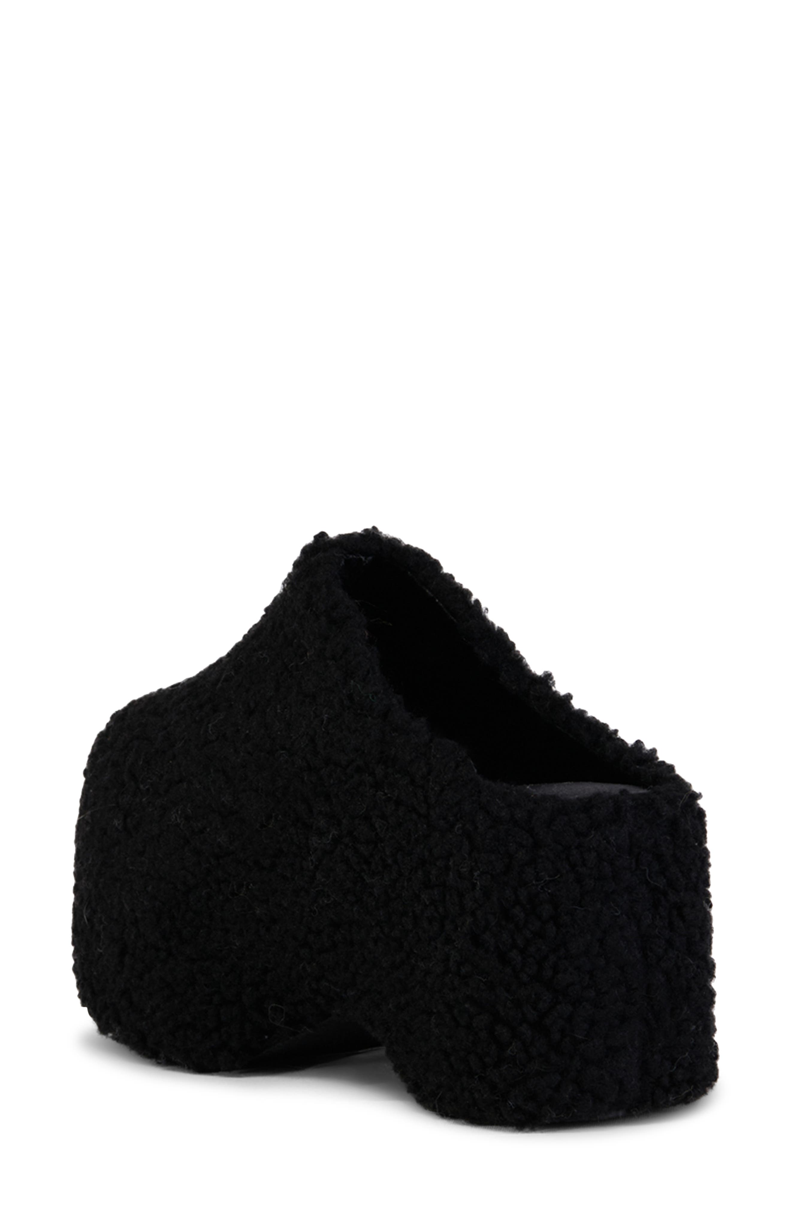 AZALEA WANG Dolorita Faux Shearling Clog, Alternate, color, 