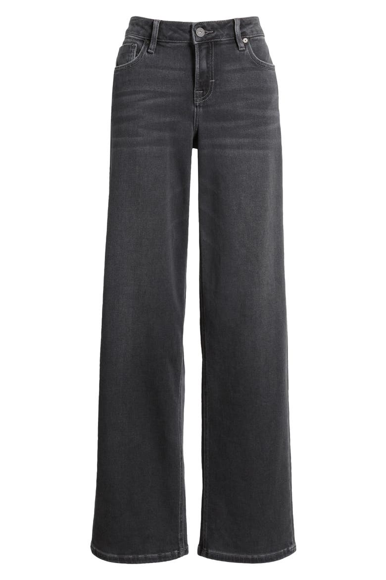 Mid Rise Dad Jeans, Alternate, color, CHARCOAL
