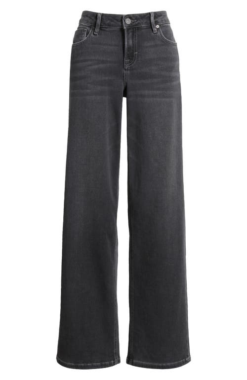 Hidden Jeans Mid Rise Dad Jeans In Gray
