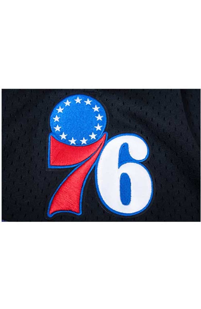 PRO STANDARD Men's Pro Standard Black Philadelphia 76ers City Scape Mesh Shorts, Alternate, color, Black