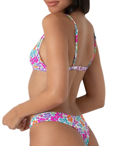 Bright Swimwear Bali Top In Citrus Floral