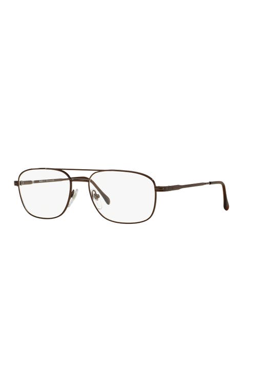 Sferoflex 56mm Square Optical Glasses In Black