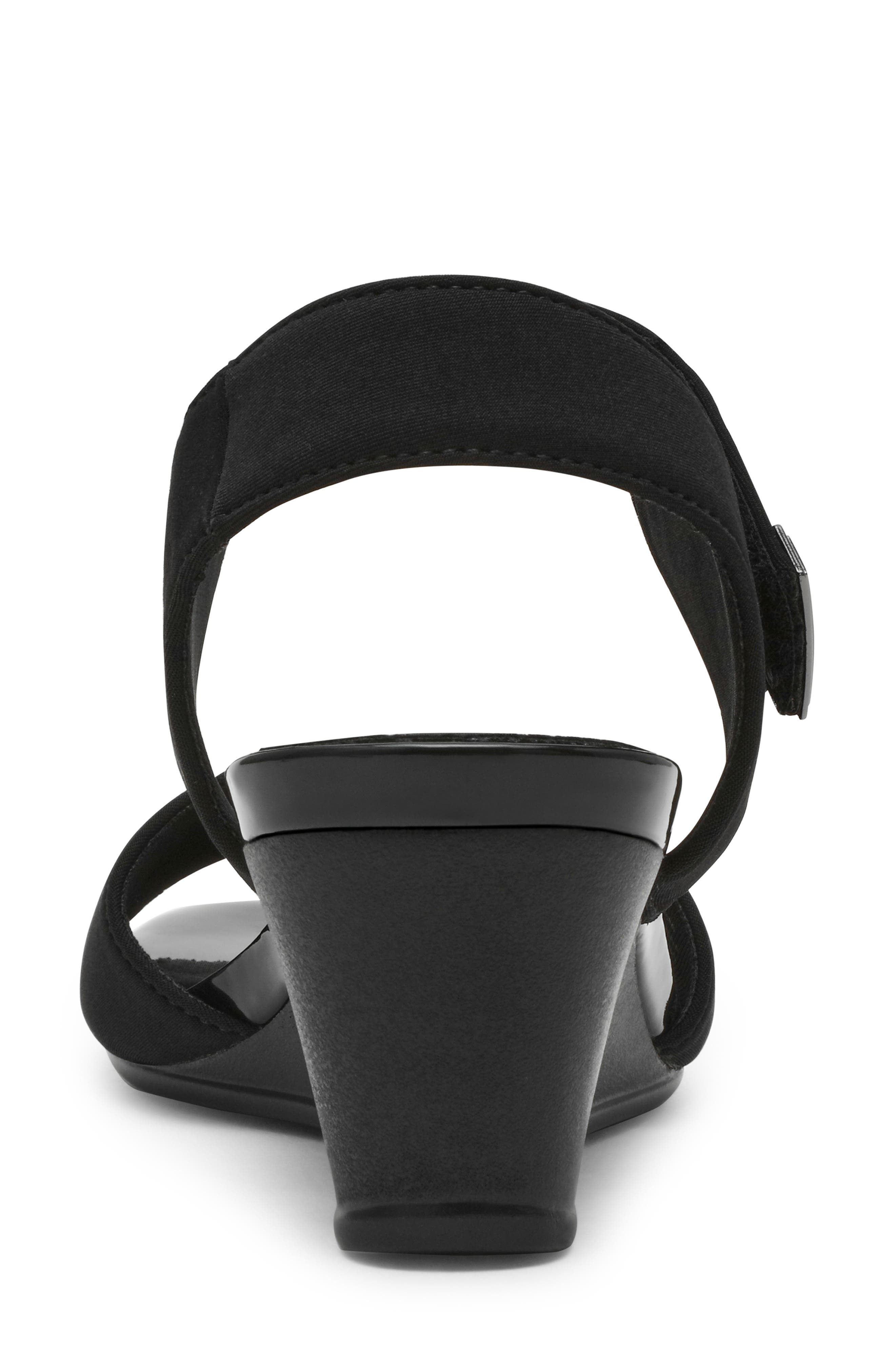 Anne Klein Branda Wedge Sandal, Alternate, color, 