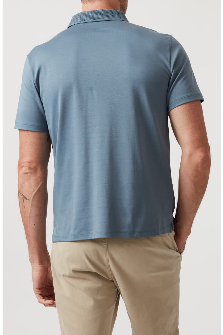 Ocean View Pima Cotton Polo, Alternate, color, OCEAN VIEW