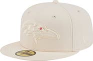 New Era Men's New Era Cream Baltimore Ravens Color Pack 59FIFTY Fitted Hat