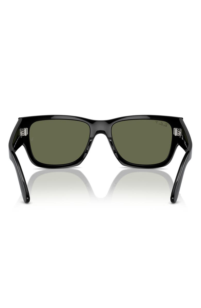 Ray-Ban Carlos 56mm Polarized Rectangular Sunglasses, Alternate, color, 