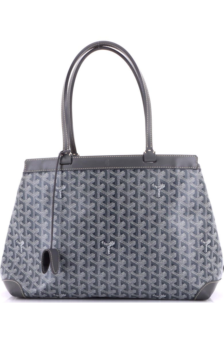 Pre-Owned Goyard Bellechasse Bag Coated Canvas PM, Main, color, Gray