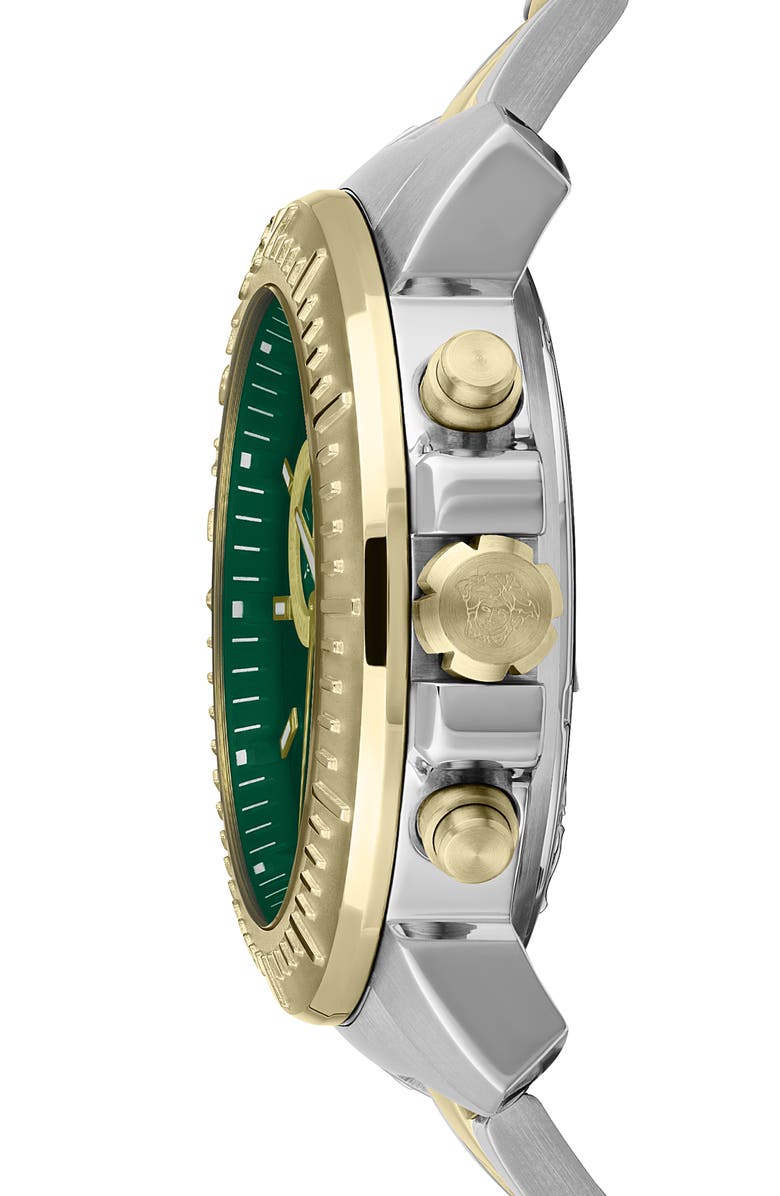 Versace New Chronograph Bracelet Watch, 45mm, Alternate, color,