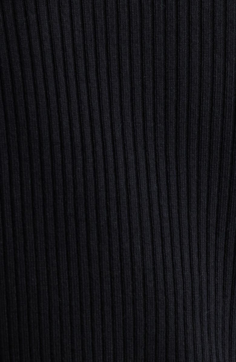 Mavi Jeans Rib Cardigan, Alternate, color, Black