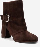 Forever & Always Shoes Lore Leather Block Heel Boot