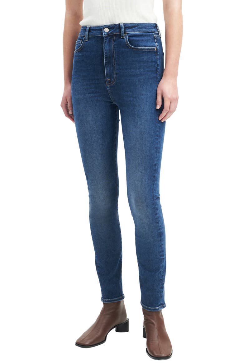 High Waist Skinny Jeans, Main, color, SOPHIEBLU