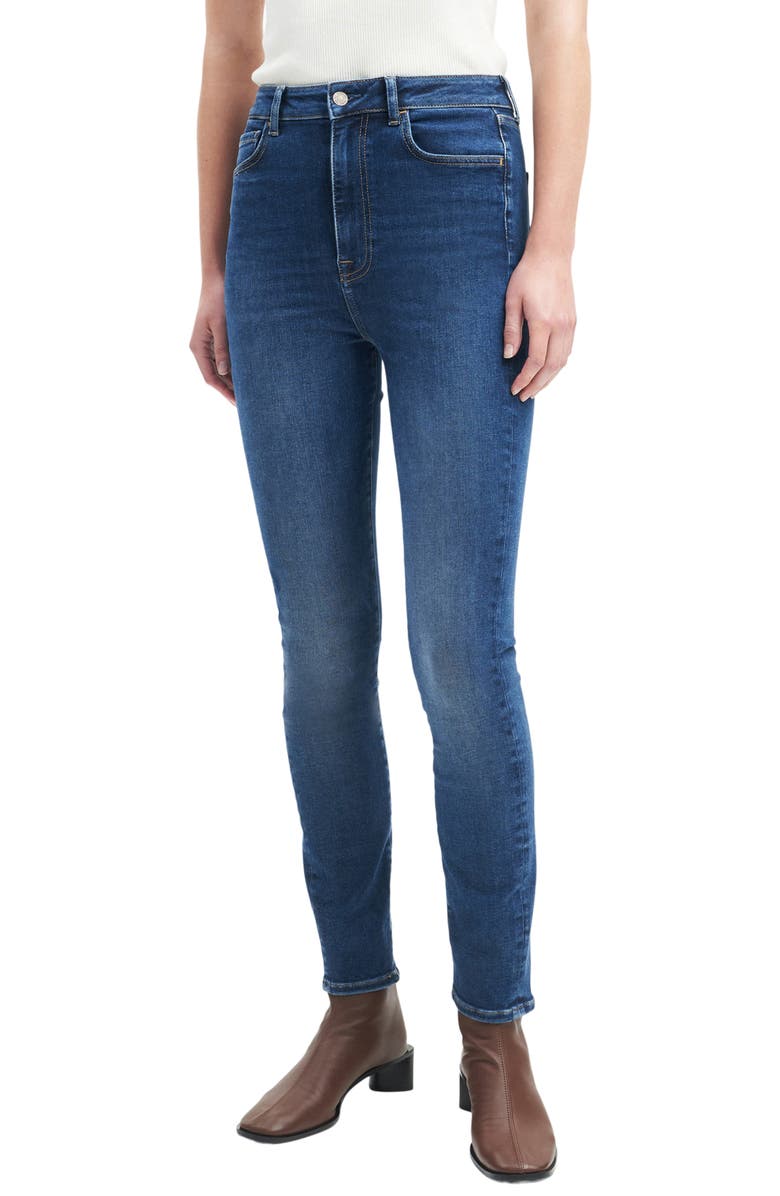 7 For All Mankind High Waist Skinny Jeans, Main, color, Sophieblu