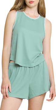 Honeydew Kickback Short Pajamas