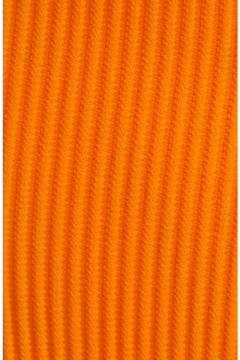 Minimalist Ribbed Bikini Bottoms, Alternate, color, PAPAYA RIB