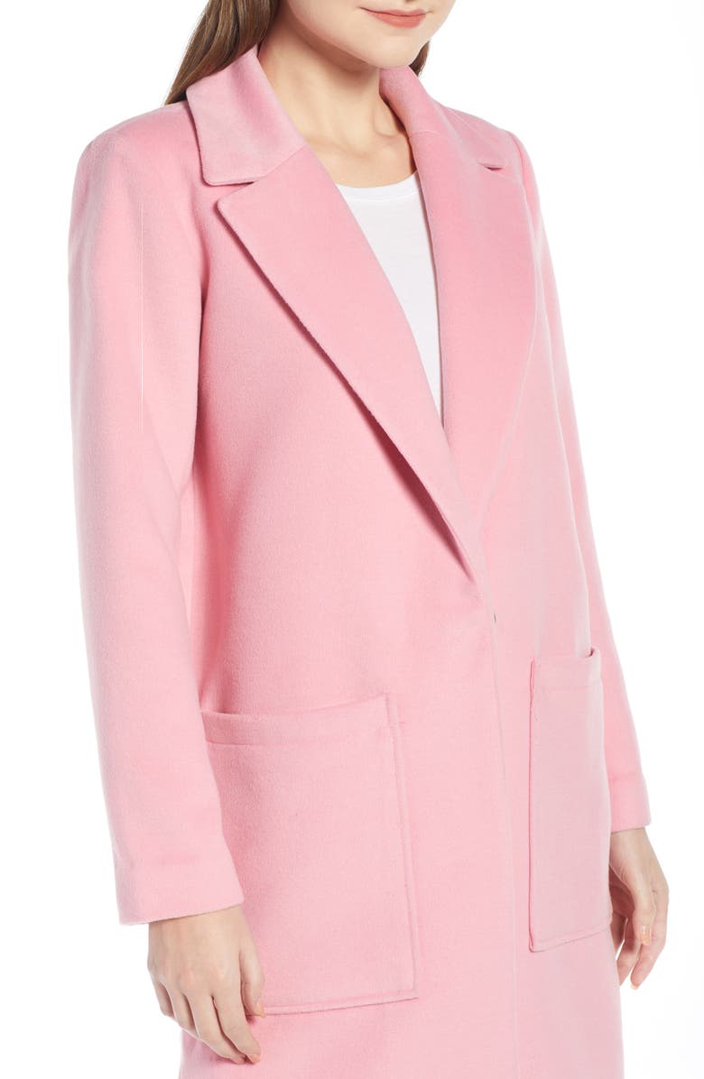 Something Navy Patch Pocket Coat, Alternate, color, 