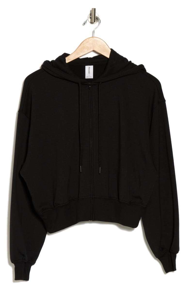 Abound Loved Fleece Zip Hoodie, Alternate, color, Black