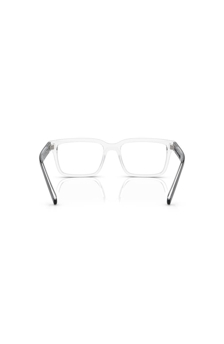 Dolce&Gabbana 53mm Rectangle optical glasses, Alternate, color, Transparent