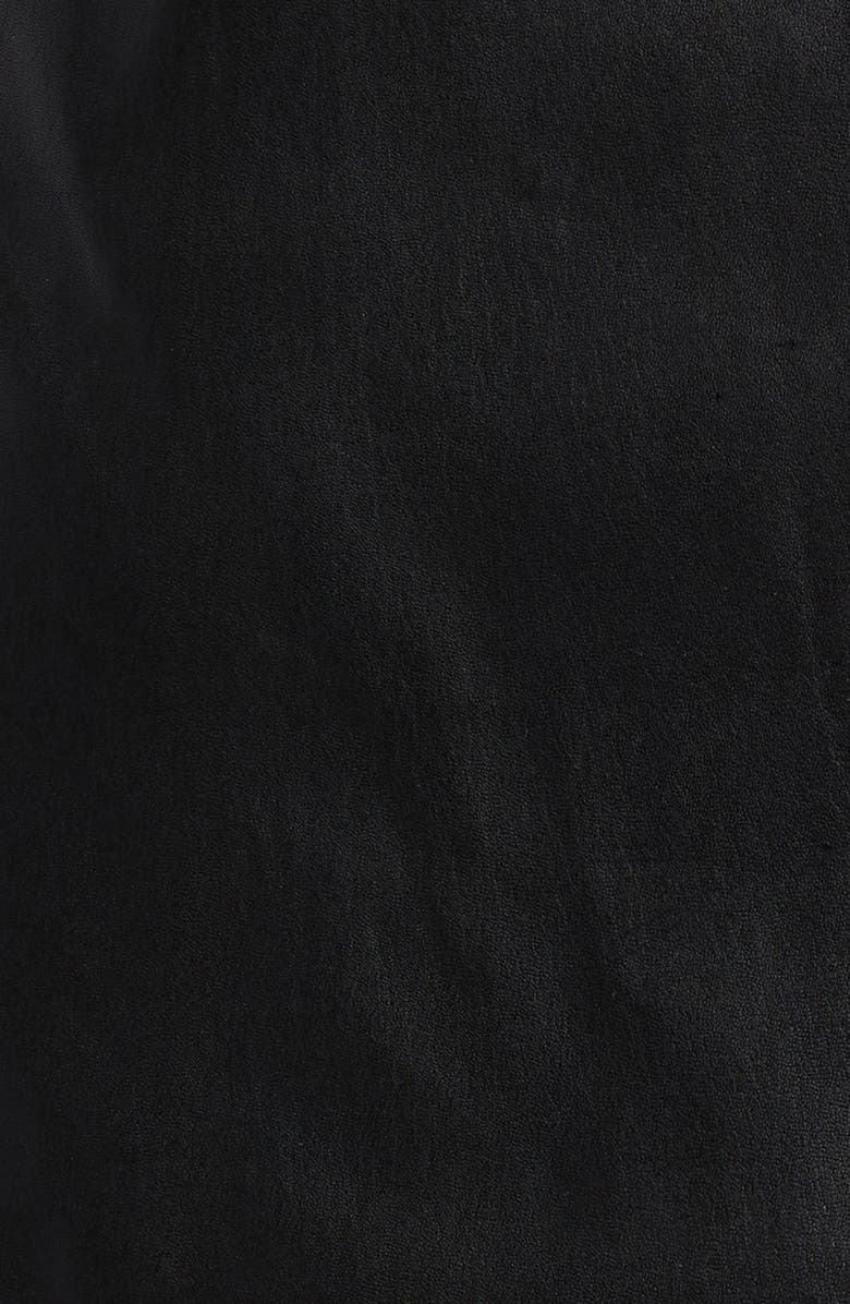 DIESEL<sup>®</sup> Kesselle Waist Cutout Leather Wrap Miniskirt, Alternate, color, 