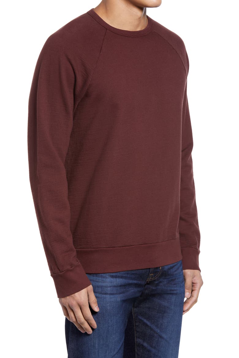Elba Men's Crewneck Sweatshirt, Alternate, color, SPICED RUM