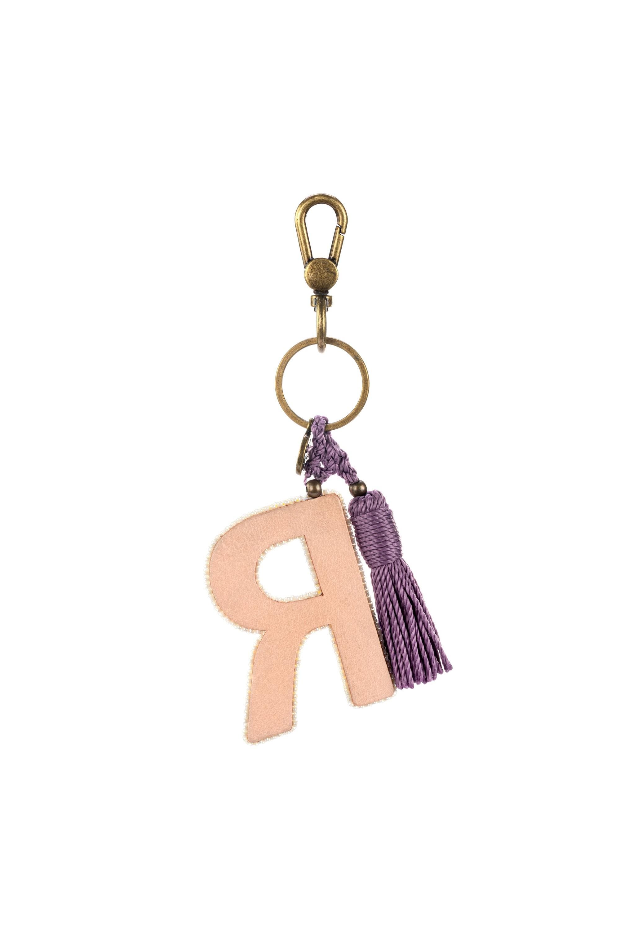 The Sak Yarnicharmz Hand Crochet Dangle - Letters, Alternate, color, 