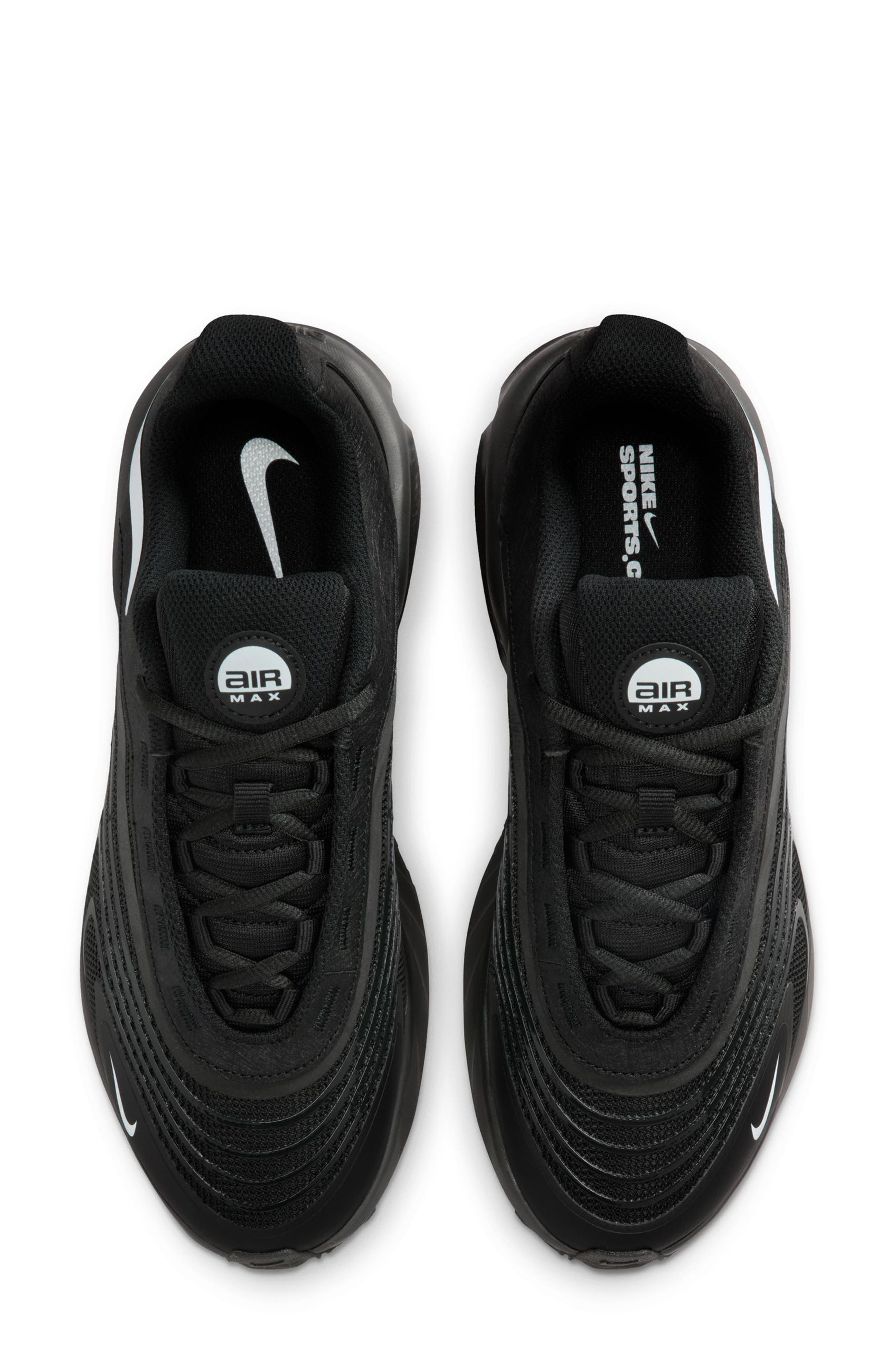Nike Air Max Fire Sneaker, Alternate, color, Black/ White