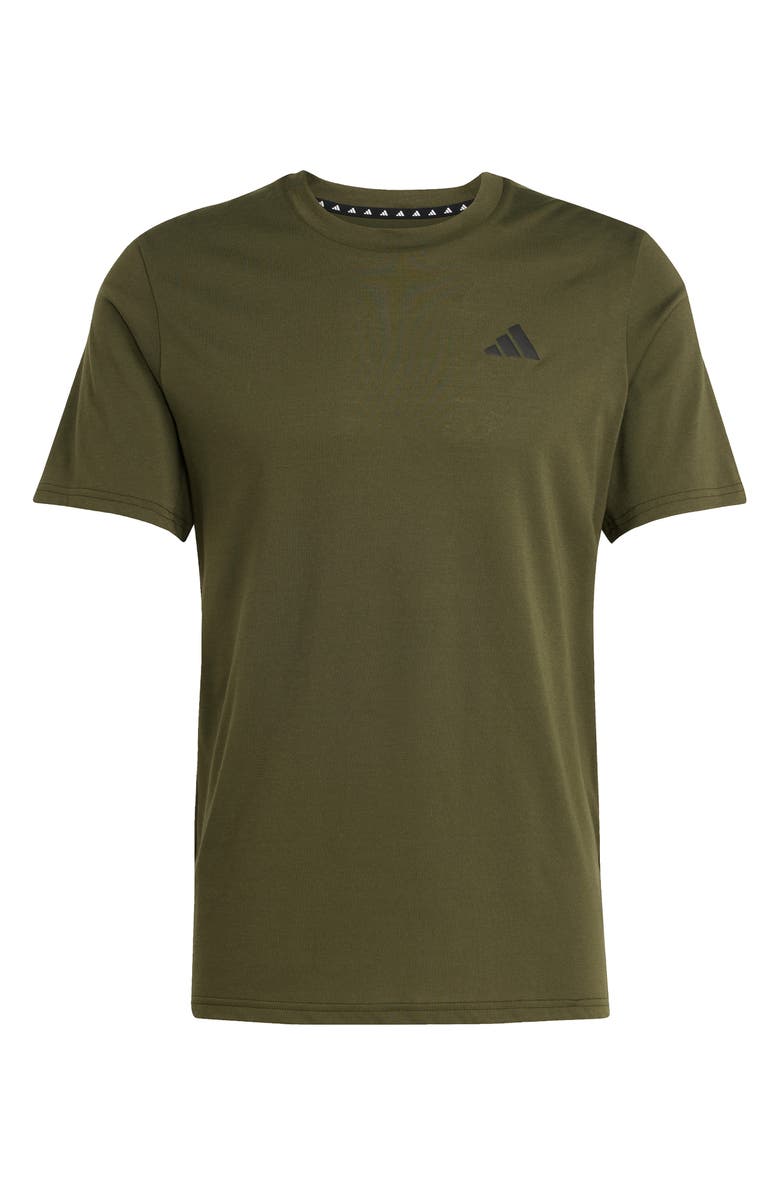 adidas Training Essentials Feel Ready Climacool T-Shirt, Alternate, color, Night Cargo/ Black