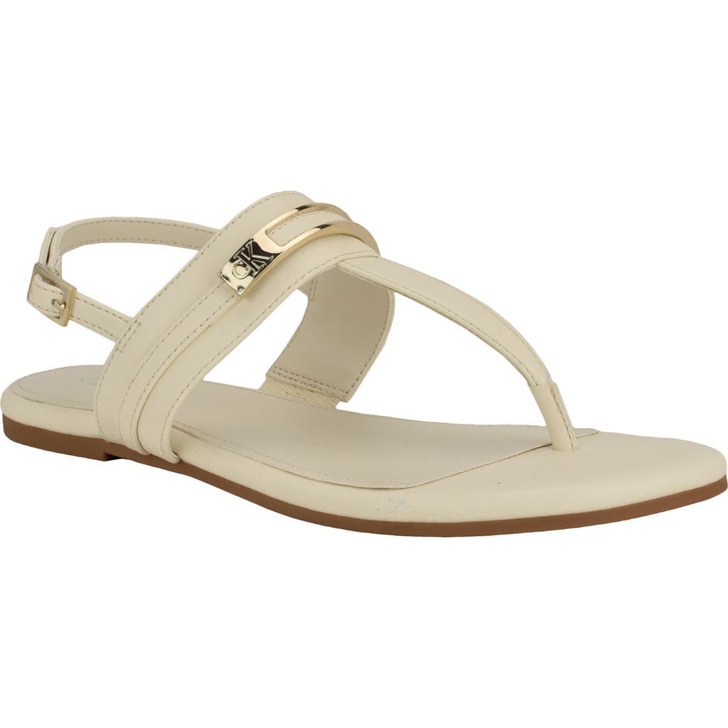 Calvin Klein Bettia Slingback Sandal In White