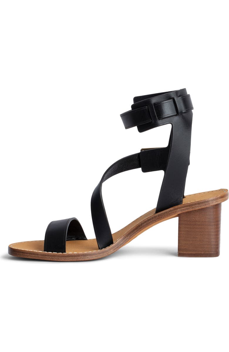 Zadig & Voltaire Cecilia Caprese Block Heel Strappy Sandal, Alternate, color,