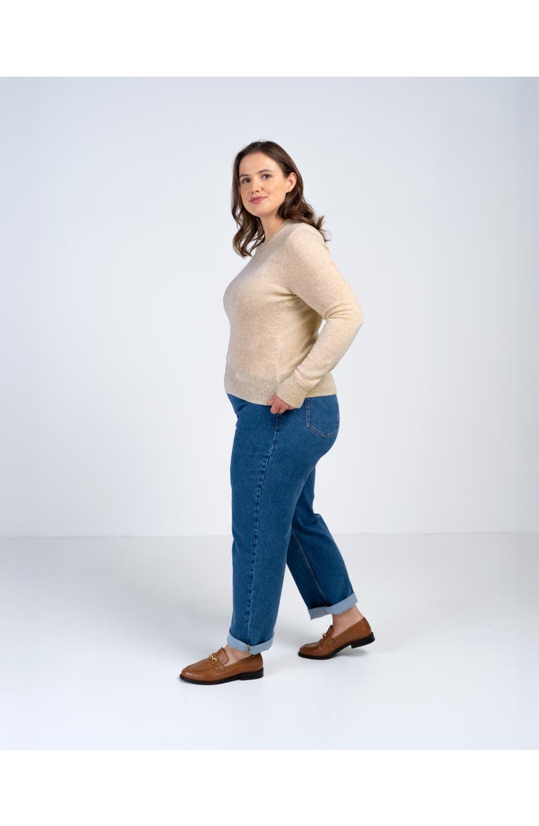 Kettlewell Cashmere Merino Blend Sweater, Alternate, color, Biscotti Marl